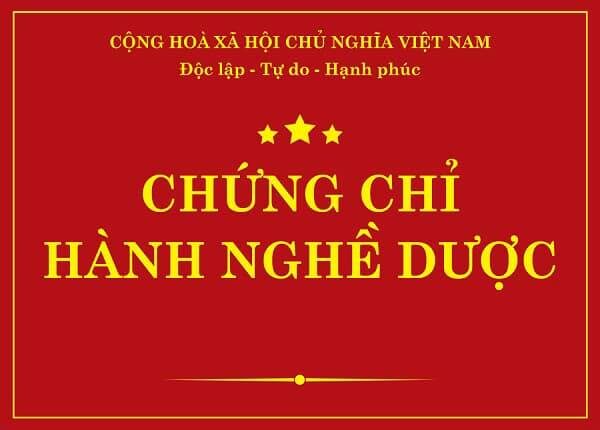 Hướng dẫn làm Chứng chỉ hành nghề Dược