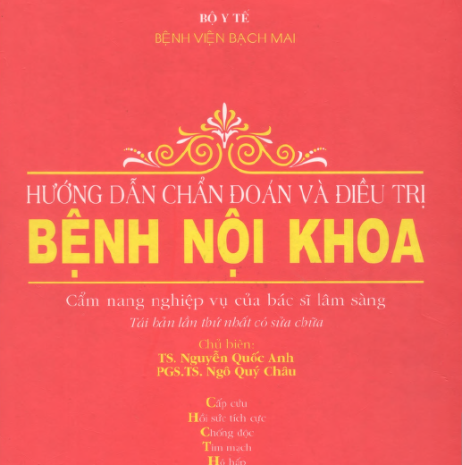 HƯỚNG DẪN CHẨN ĐOÁN VÀ ĐIỀU TRỊ BỆNH NỘI KHOA